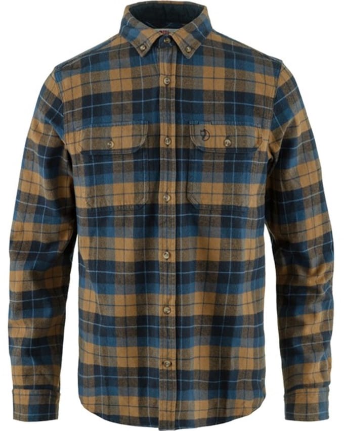 Fjällräven Singi Heavy Flannel Overhemd Met Lange Mouwen Bruin 3XL Man