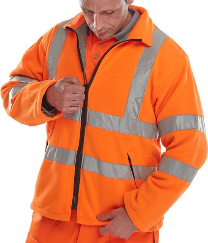 Beeswift Carnoustie Fleece Jack - Oranje - Maat L