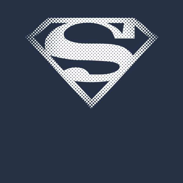 Superman Spot Logo Hoodie - Navy - S