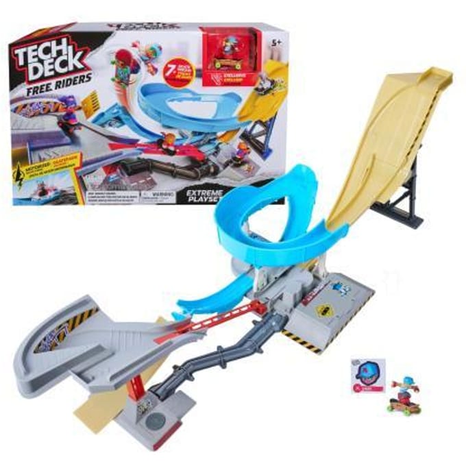 Spinmaster Tech Deck – Free Riders – Extreme Playset Fingerboards