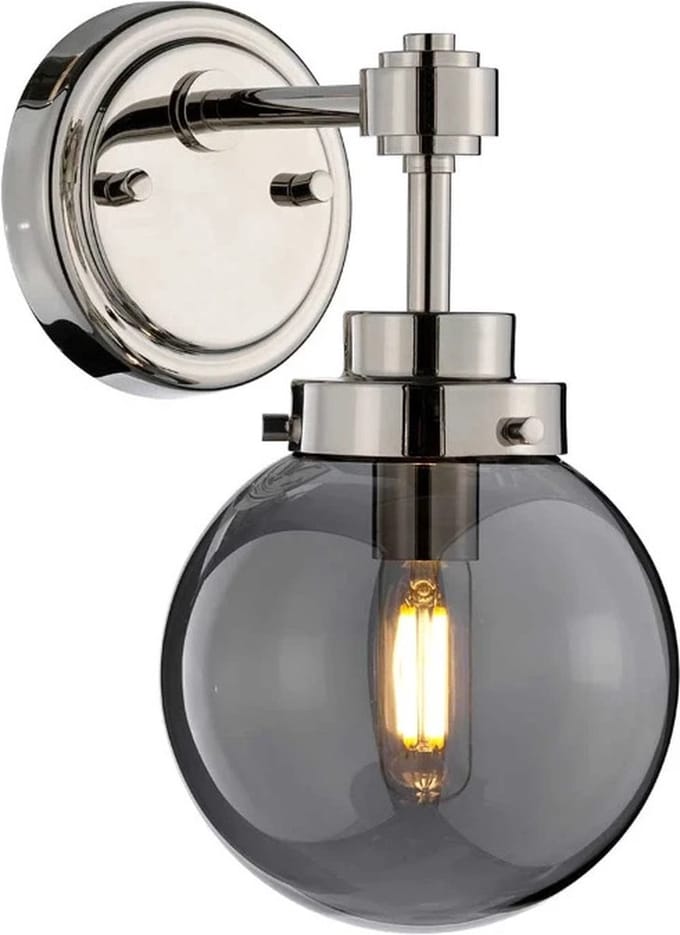 Elstead Lighting LED Wandlamp Kula | 1X E14 Max 40W | Polished Nickel