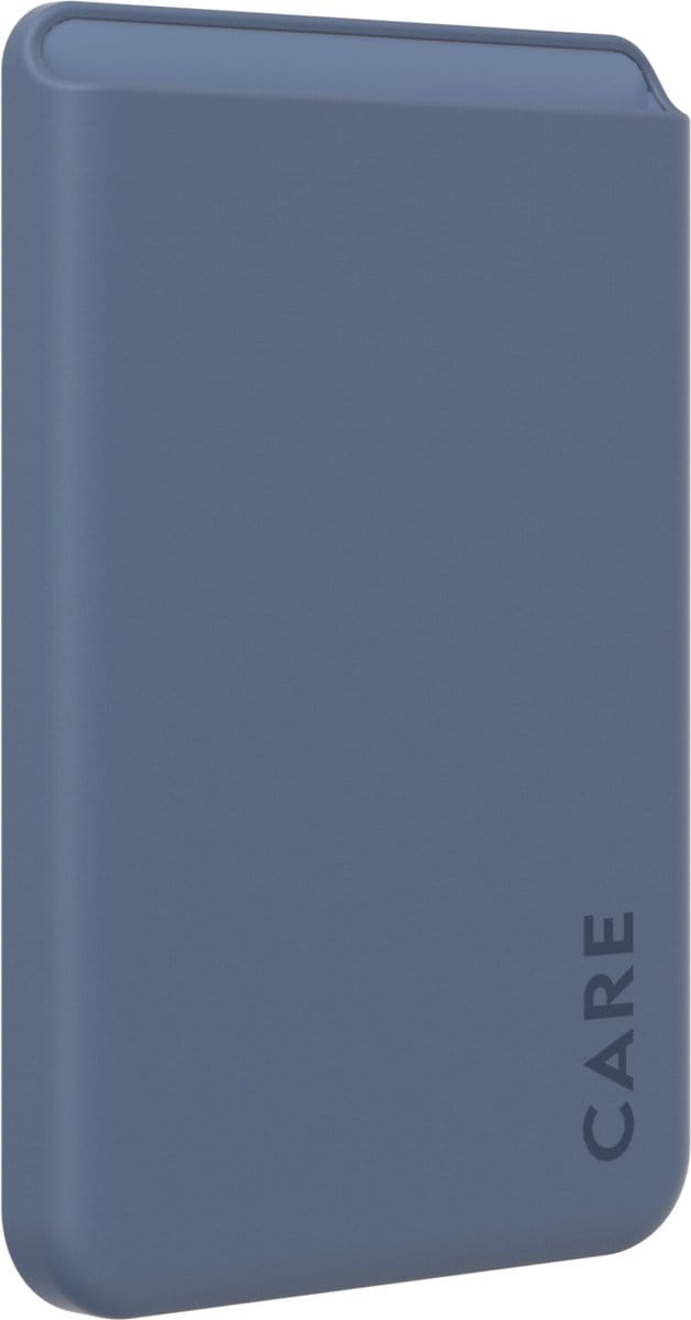 CARE by PanzerGlass Fashionable Card Holder Blue iPhone