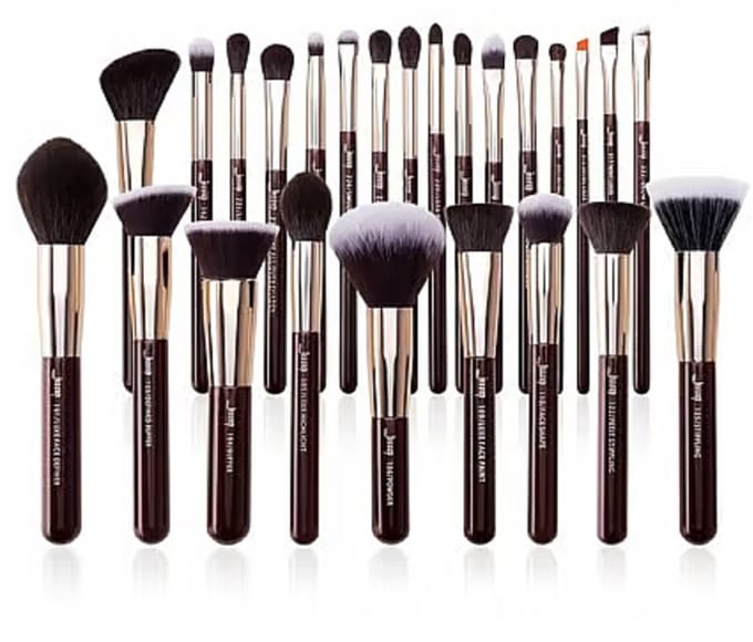 JESSUP- T280 Professionele make-up kwasten set, 25 stuks, premium