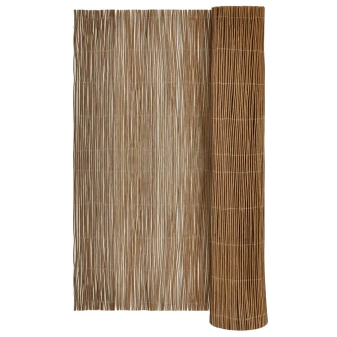 vidaXL Wilgen Schutting 150 x 500 cm Wilg Naturel