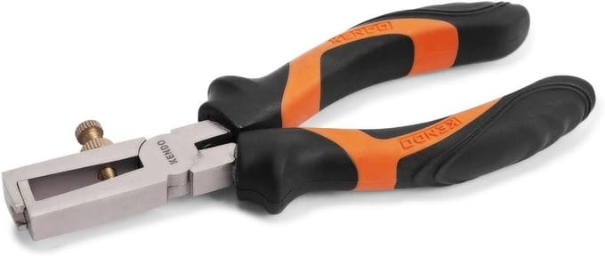 Striptang - Kabelstripper - Draad Strippen - Verstelbare Schroef - 160 mm - Zwart