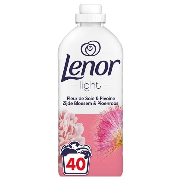 Adoucissant Lenor Light Fleur de Soie & Pivoine 40 lavages