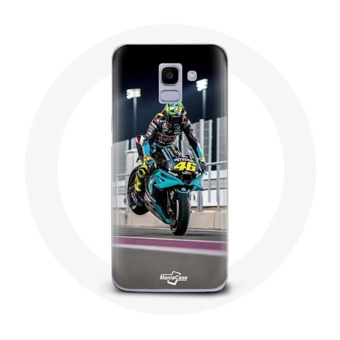 Case voor Samsung Galaxy A8 2018 Valentino Rossi MotoGP Speed ​​Driver