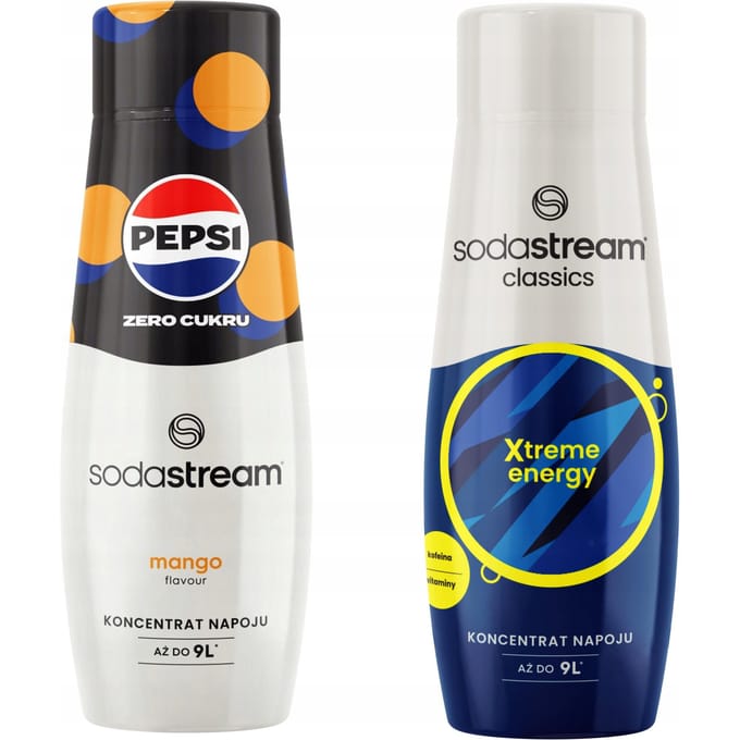 Sodastream - Pepsi MAX Mango + Energy Drink - Zestaw - Zero Suiker
