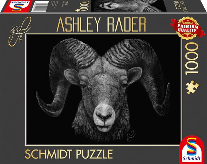 Schmidt legpuzzel Dominantie Ram 1000 stukjes voor volwassenen.