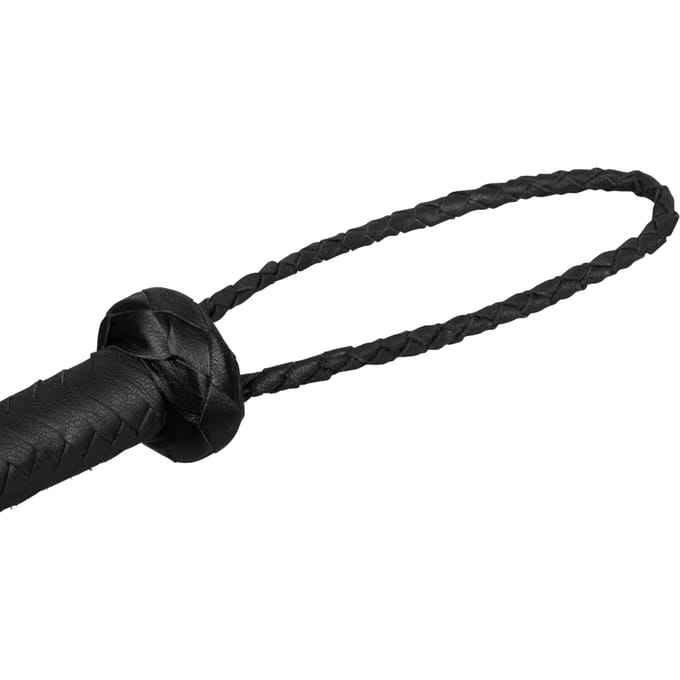 Rimba - Gevlochten Zweep - Flogger - Zwart