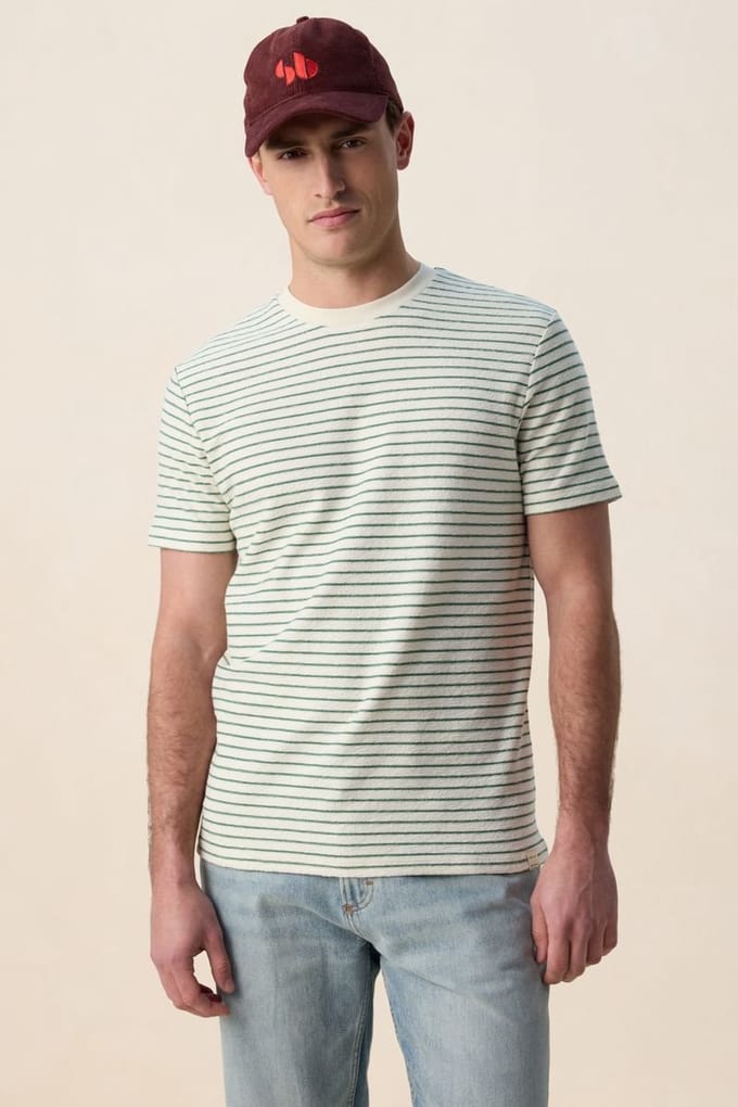 Sissy-Boy - Groen gestreept t-shirt