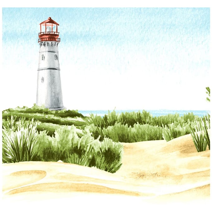 Servet "Beach Lighthouse"