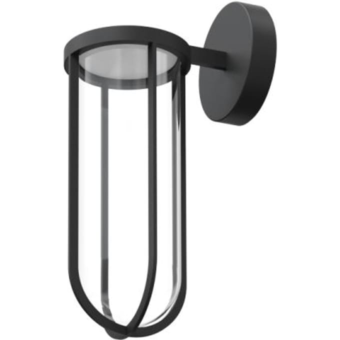 Flos In Vitro wandlamp Outdoor - zwart