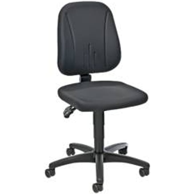 Werkstoel Unitec, met wielen