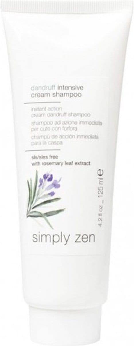 Simply Zen dandruff intensive cream shampoo 125 ml - Normale shampoo - Voor Alle haartypes