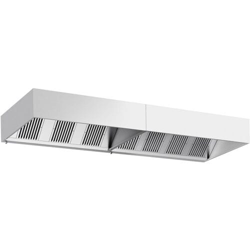 GGM Gastro Kastenhaube - 4200mm - mit Filter & Lampe Zilver