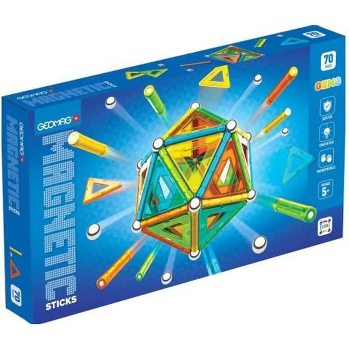 Geomag Magneet speelgoed Magnetic Sticks Gems 70