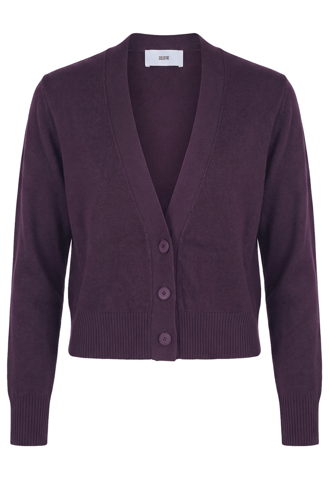 Solotre - Cardigan - 480500 - Bordeaux