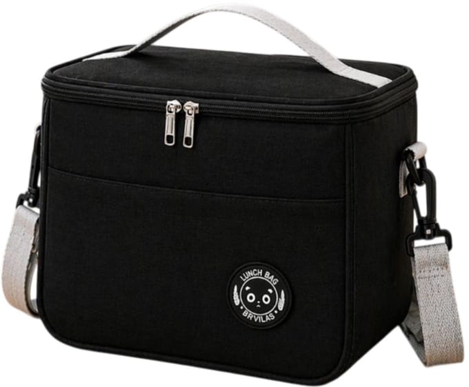 Han-Bar® GEÏSOLEERDE LUNCHTAS - Zwart - 25x18x14 - 6 liter