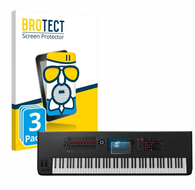 BROTECT - Screenprotector voor Yamaha Montage 8 - Folie Beschermfolie Beschermglas matte 3 Stuks
