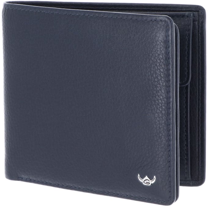 Golden Head Leren portemonnee Capri RFID Protect Scheintasche 1134 Blau donkerblauw