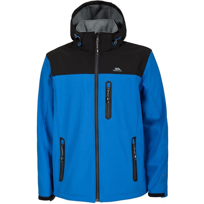Trespass - Heren Hebron Waterbestendige Softshell Jas (Blauw)