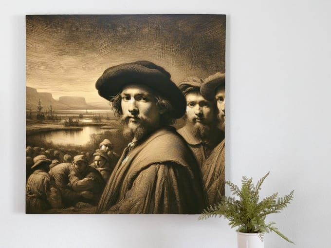 Kunstprint | Wanddecoratie | Dibond | 20 × 20 cm