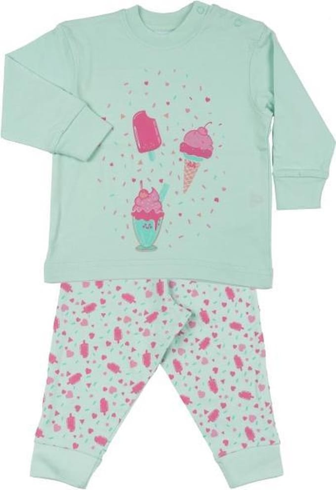 Fun2Wear Ice cream Pyjama Green maat 128