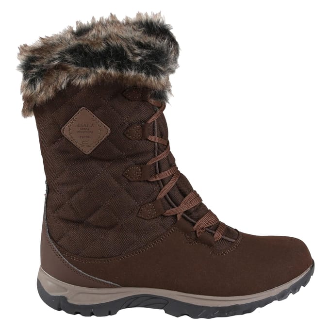 Regatta Great Outdoors Dames/Dames Newley Thermo Laarzen met imitatiebont (Kastanje)