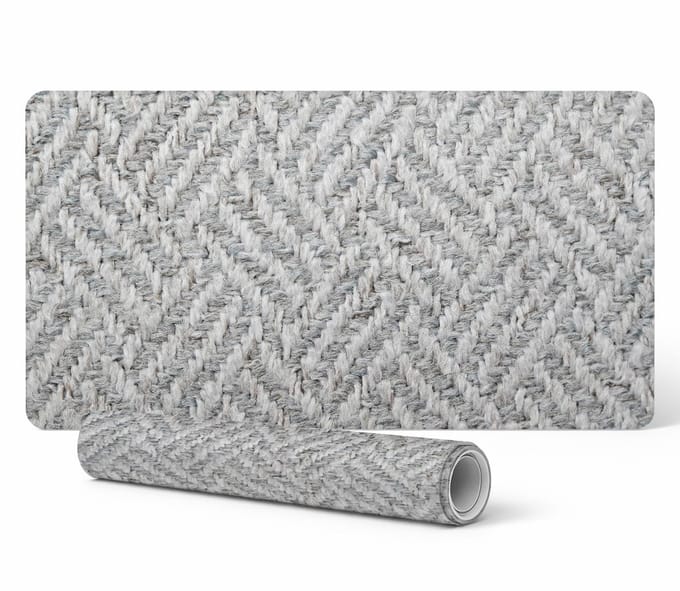 Bureauonderlegger voor toetsenbord en accessoires, visgraatstof, 90x45 cm