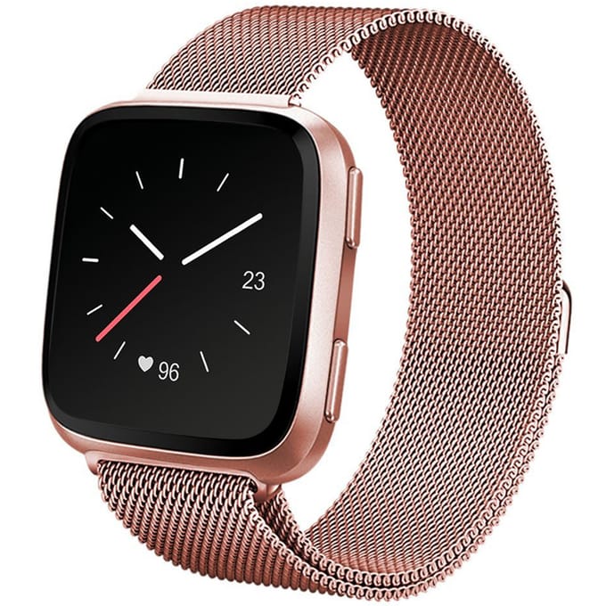 imoshion Milanees Watch bandje voor de Fitbit Versa 2 / Versa Lite - Rosé Goud