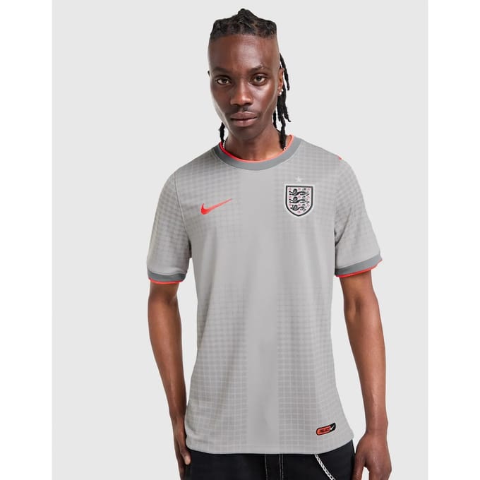 Nike England x Palace Short Sleeve Shirt - Grijs- Heren, Grijs L