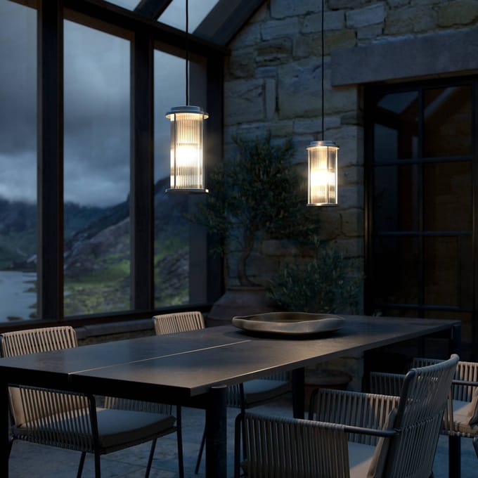 Nordlux Linton buiten hanglamp, gegalvaniseerd