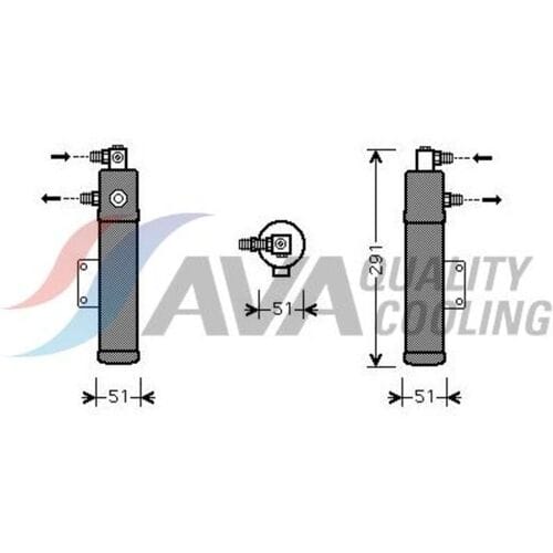 Droger, airconditioning HIGHWAY AUTOMOTIVE 42033001HW