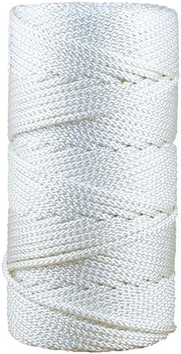 Polyester Touw - Stevig Koord - Watersport Gebruik - Hoge Koppelsterkte - 5 mm x 200 m - Wit