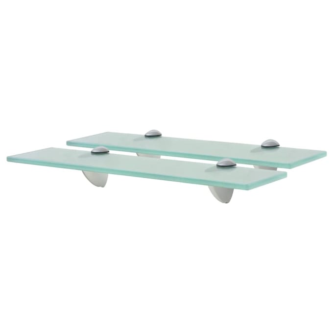 vidaXL - Schappen - zwevend - 2 - st - 40x20 - cm - 8 - mm - glas