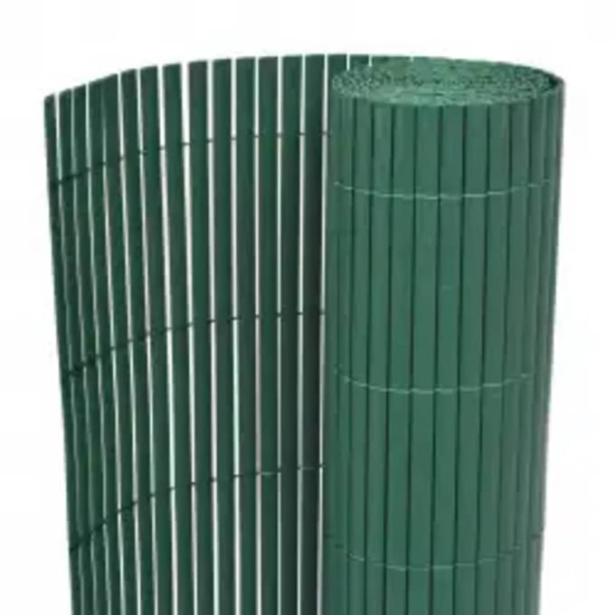vidaXL - Tuinafscheiding - dubbelzijdig - 110x400 - cm - groen