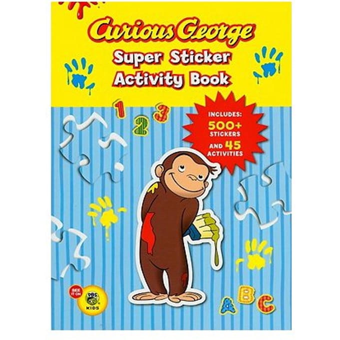 Curious George Super Sticker Activity Book - H.A. Rey