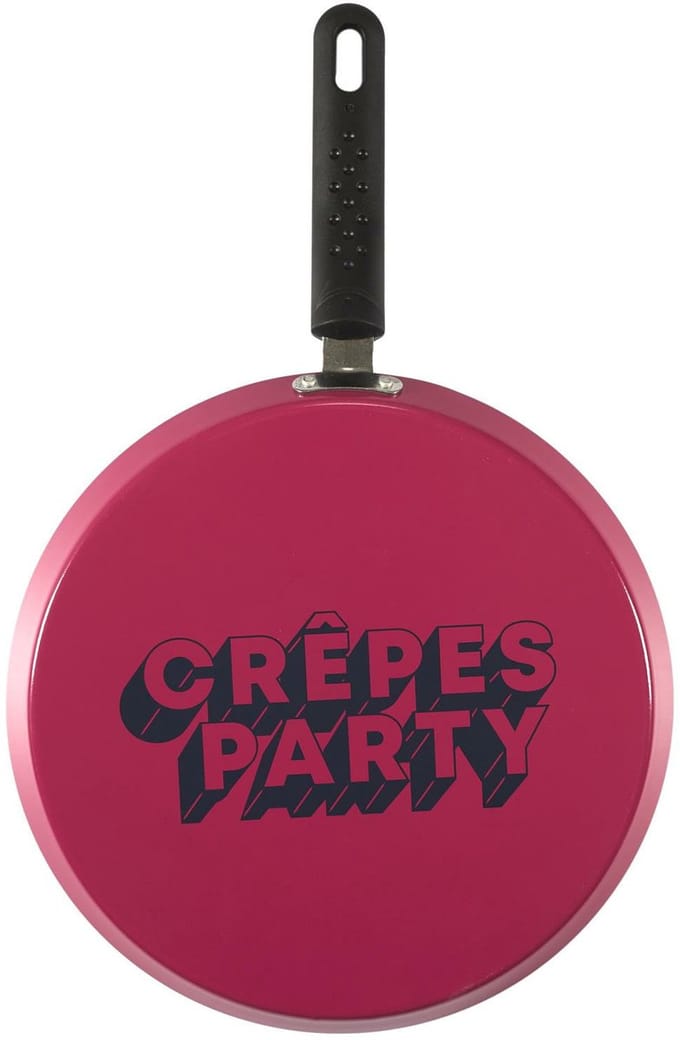 Lily Cook Pannenkoekenpan - alle warmtebronnen geschikt - roze - D28 cm - Aluminium