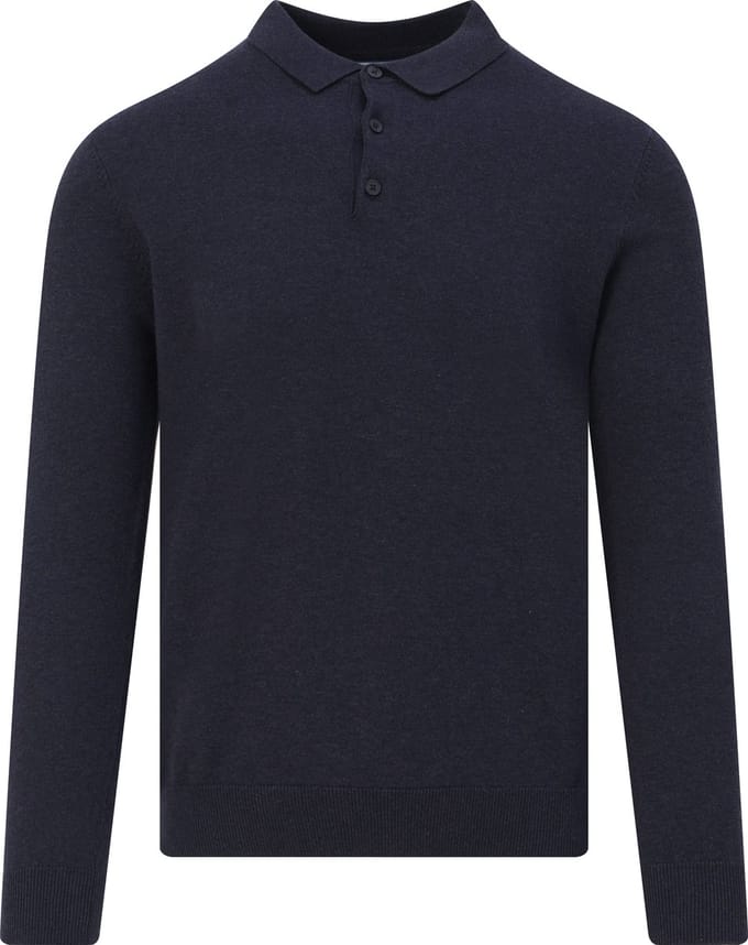 The BLUEPRINT Premium Polo Heren Donkerblauw