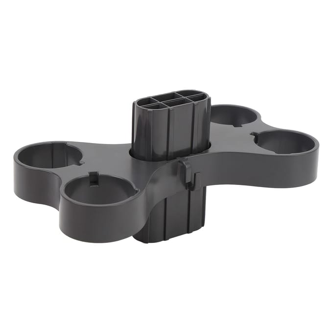 Muurbeugel voor U10 stofzuiger, ABS, wandhouder voor accessoires. black