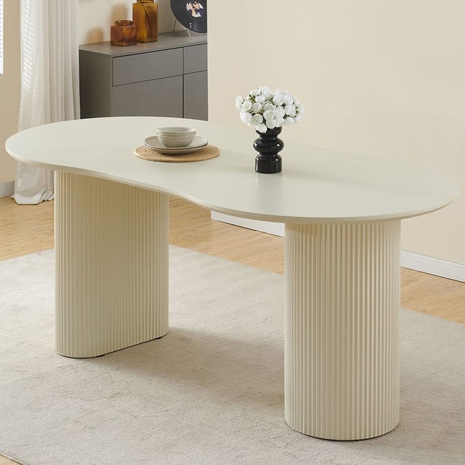 Milton & Oldbrook Eettafel 180 cm Motala Crème