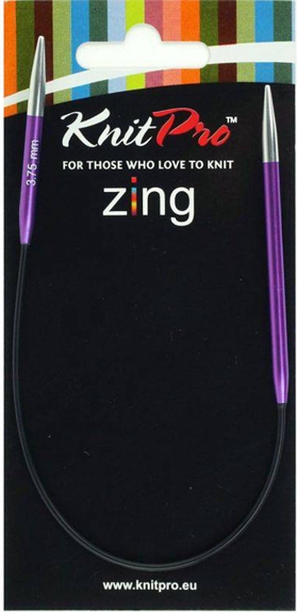 KnitPro Zing rondbreinaalden 25cm 2.00mm - 5.00 mm