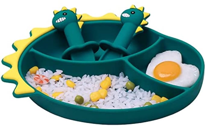 Siliconen kinderbord met zuignap - BPA-vrij en vaatwasmachinebestendig voor peuters