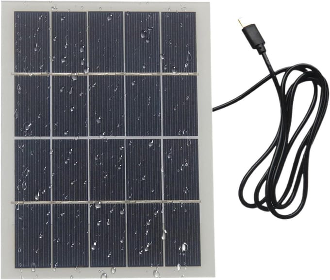 Zonnepaneel Oplader - Draagbare Energie - Buiten Opladen - Hoge Conversie - 15 Watt - Wit