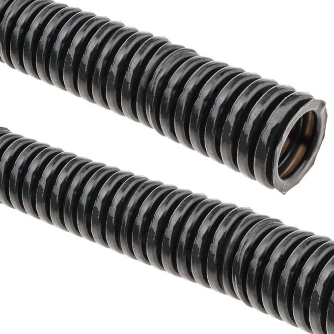 BeMatik - Binnenste ribbelbuis M-16 25 m zwart