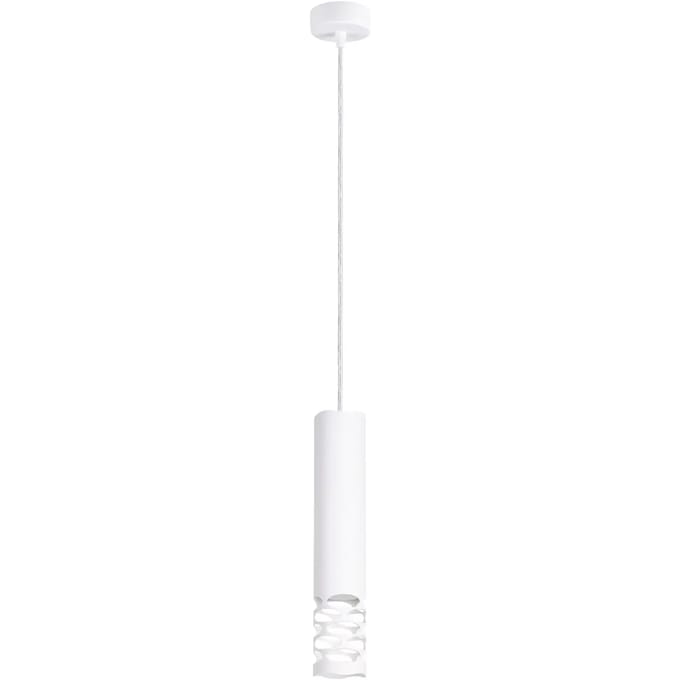Sollux Lighting Hanglamp Liro - GU10 - wit - staal - 8x8x125cm