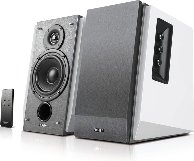 Edifier R1700BT - 4" Bluetooth Bookshelf Speakers - 66W - White
