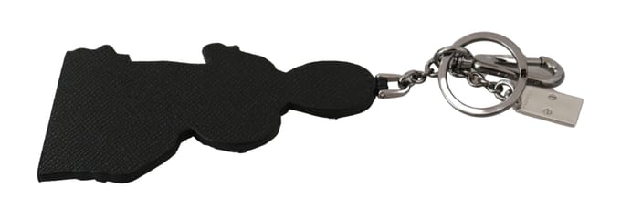Dolce & Gabbana Leather Dominico Stefano #dgfamily Logo Badge Dames Keychain
