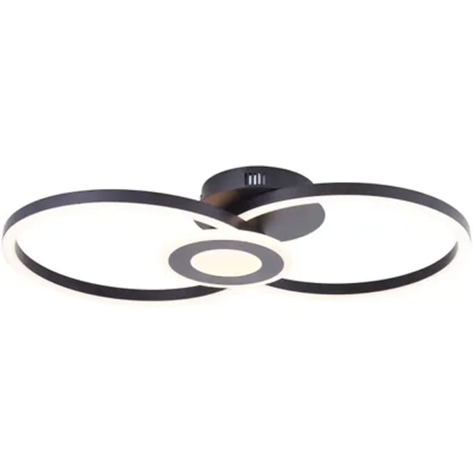 Brilliant Bray - Plafondlamp - LED 24W - 3000K - Zwart